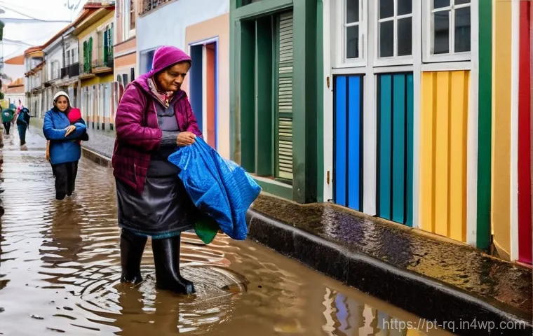 기후 회복력 커뮤니티의 위기 대응 방안 - **Image Prompt: Community Unity in a Changing Climate**
    "A vibrant and diverse community scene i...